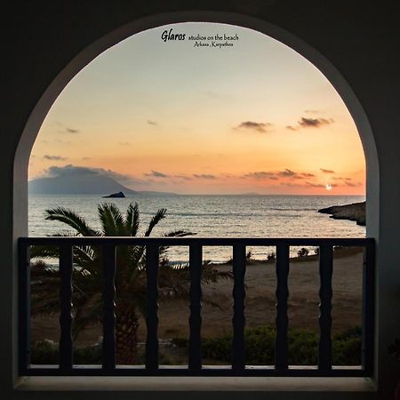 Апартаменты Glaros Luxury Studio On The Beach Аркаса Экстерьер фото