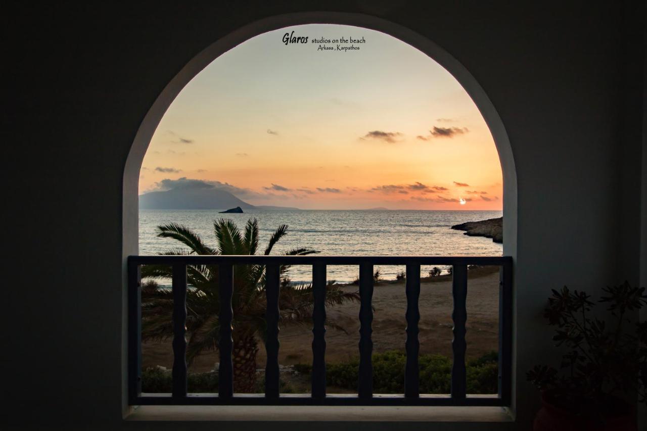 Апартаменты Glaros Luxury Studio On The Beach Аркаса Экстерьер фото