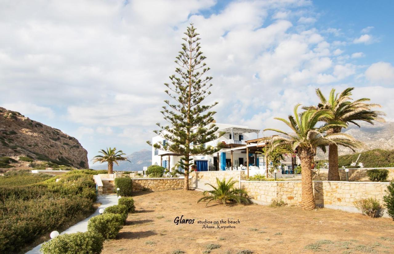 Апартаменты Glaros Luxury Studio On The Beach Аркаса Экстерьер фото